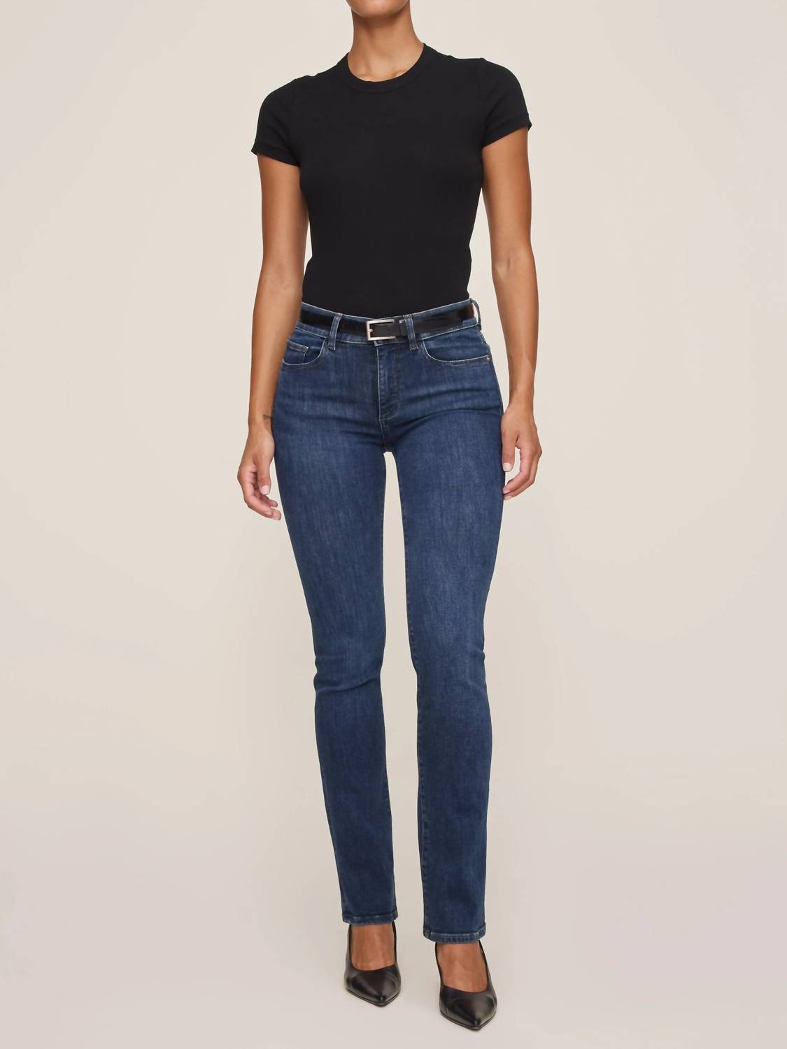 Dl1961 - Women'S - Mara Straight Mid Rise Instasculpt Jeans
