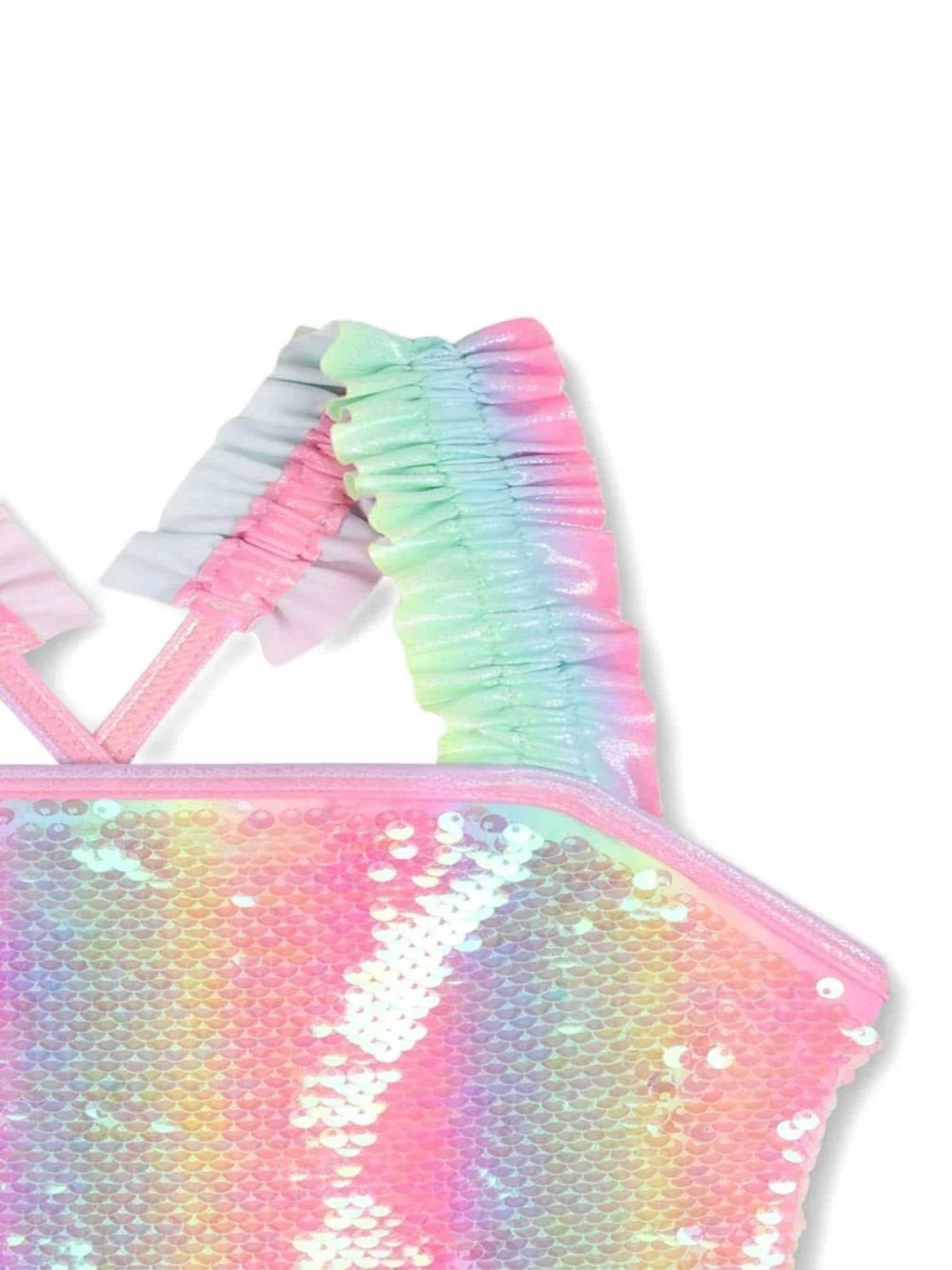 Billieblush - Girls Sequin One Piece Swimsuit