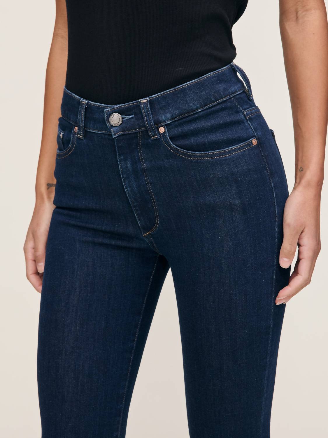 DL1961 - Women's Bridget Boot High Rise Instasculpt Crop Jeans in lunar sky 2 - women's jeans - view 4