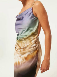 Misa Los Angeles - Livia Satin Cowl Dress