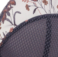 Elomi Charley Underwire Stretch Lace Plunge Bra in storm - women's intimate - alternate view