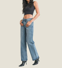 Just Black Denim - Relaxed Straight Jeans
