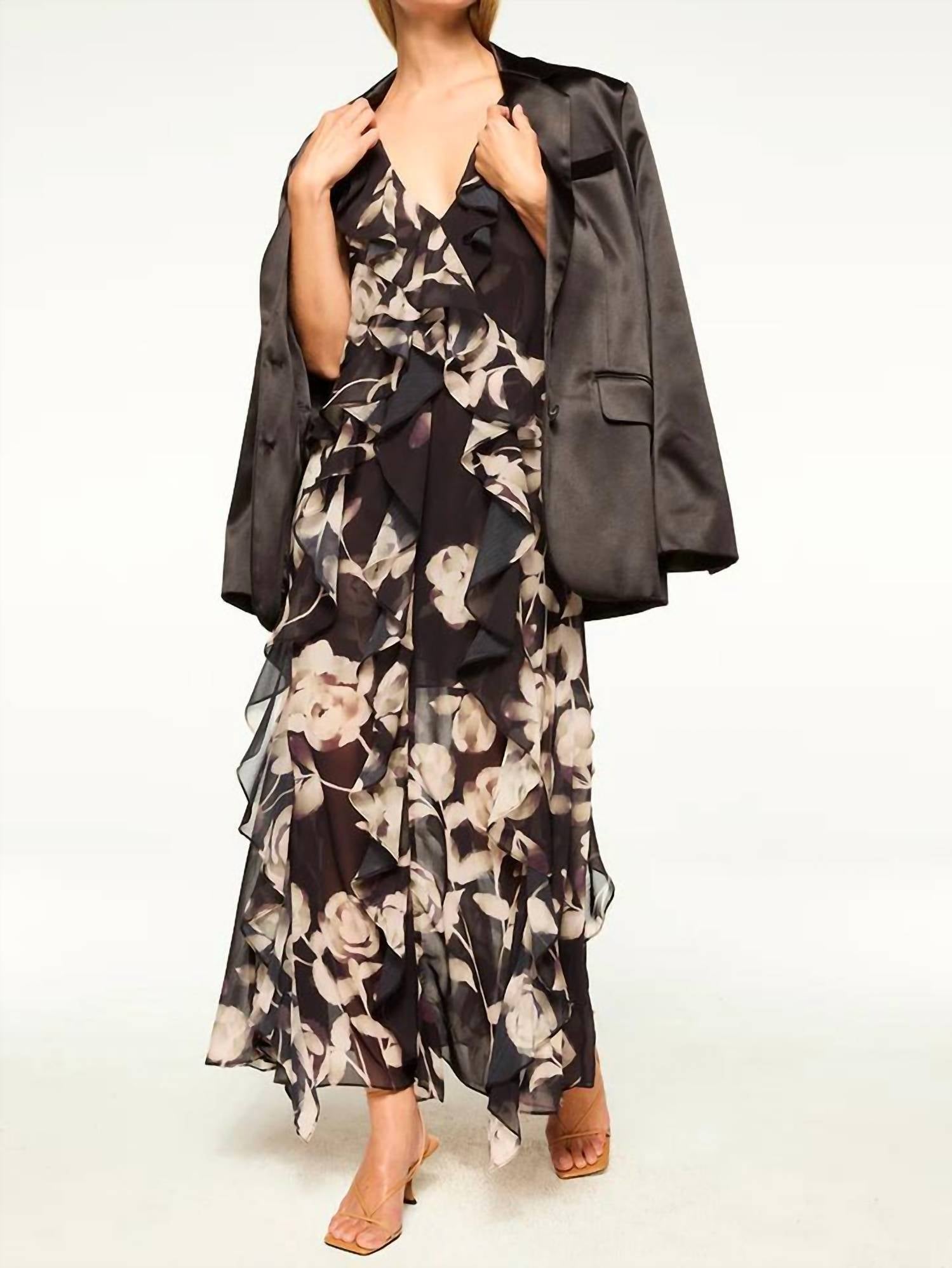 Misa Los Angeles - Claudita V-neck Maxi Dress
