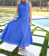 Sincerely Ours - Eyelet Skirt Set