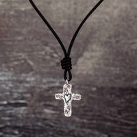 Island Cowgirl Women's Dream With Faith Necklace in silver - women's jewelry - detail view