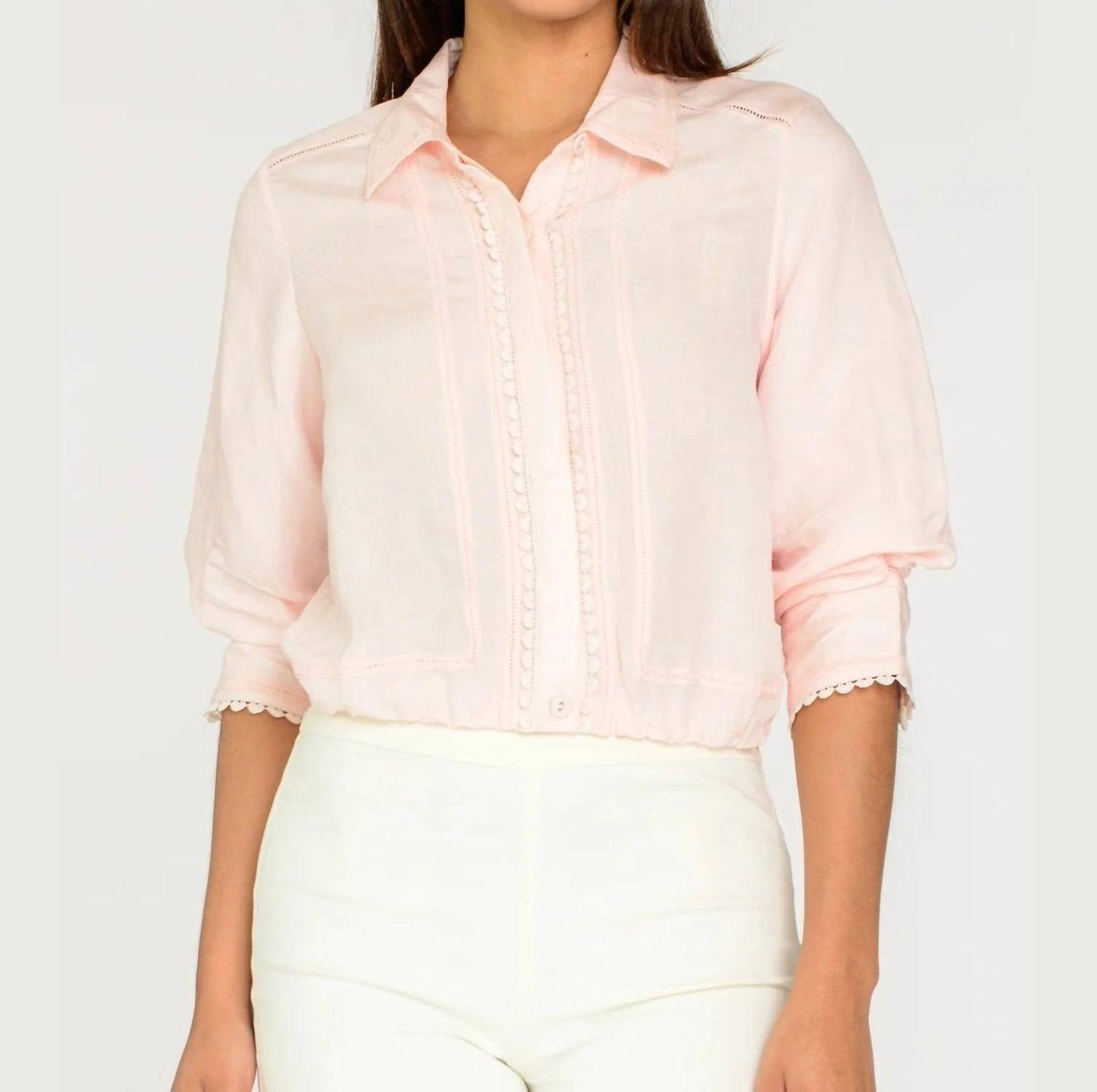 Elizabeth James The Label - Carter Button Down Top