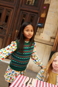 Hello Simone - Débardeur Pablo Fair Isle Sweater Vest