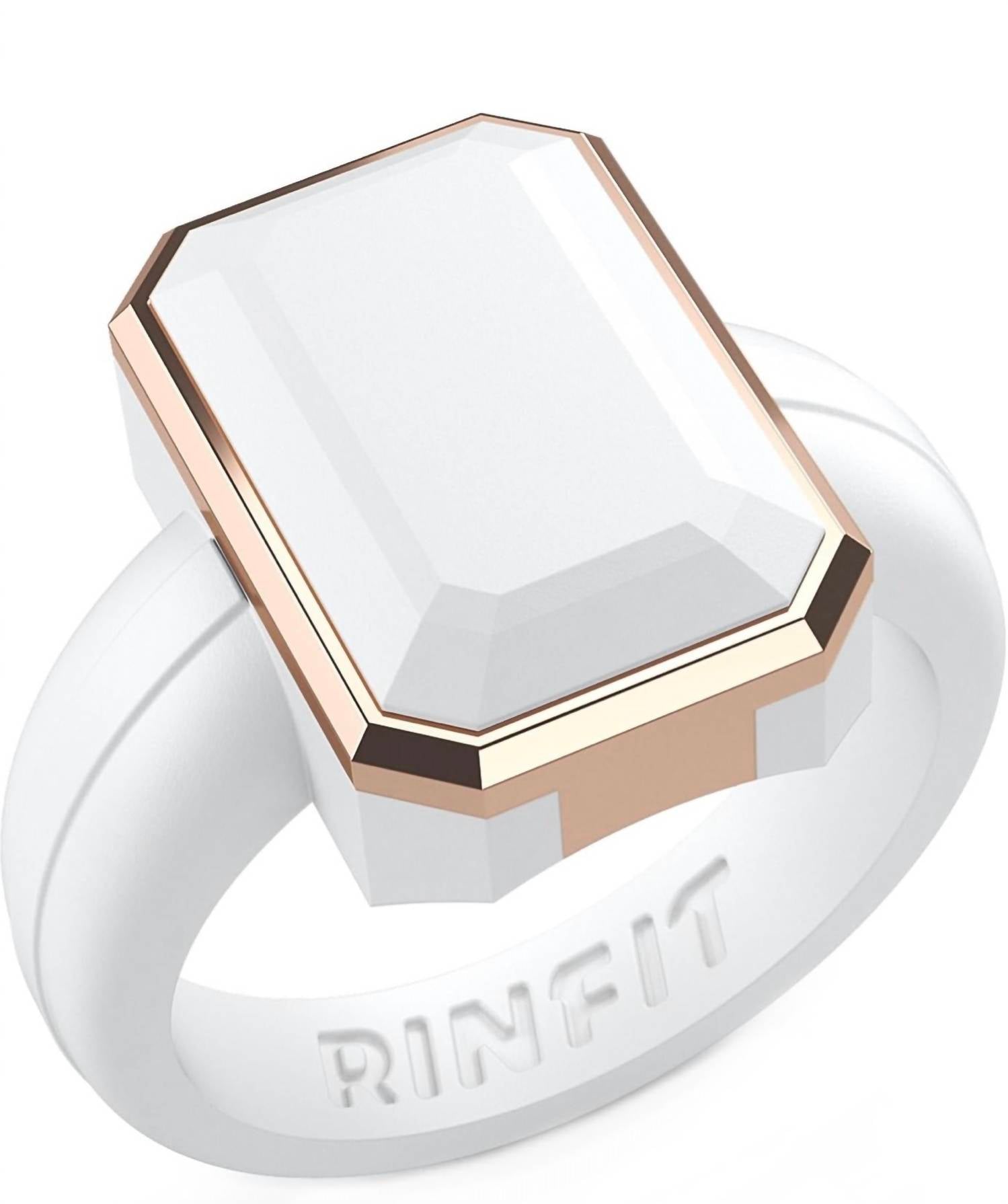 Rinfit - Women's Silicone Rectangle Ring