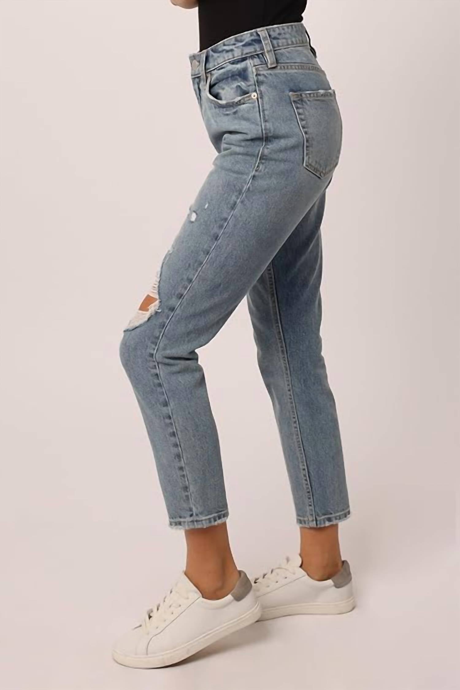 Dear John Denim - Roxie High Rise Cropped Mom Jeans