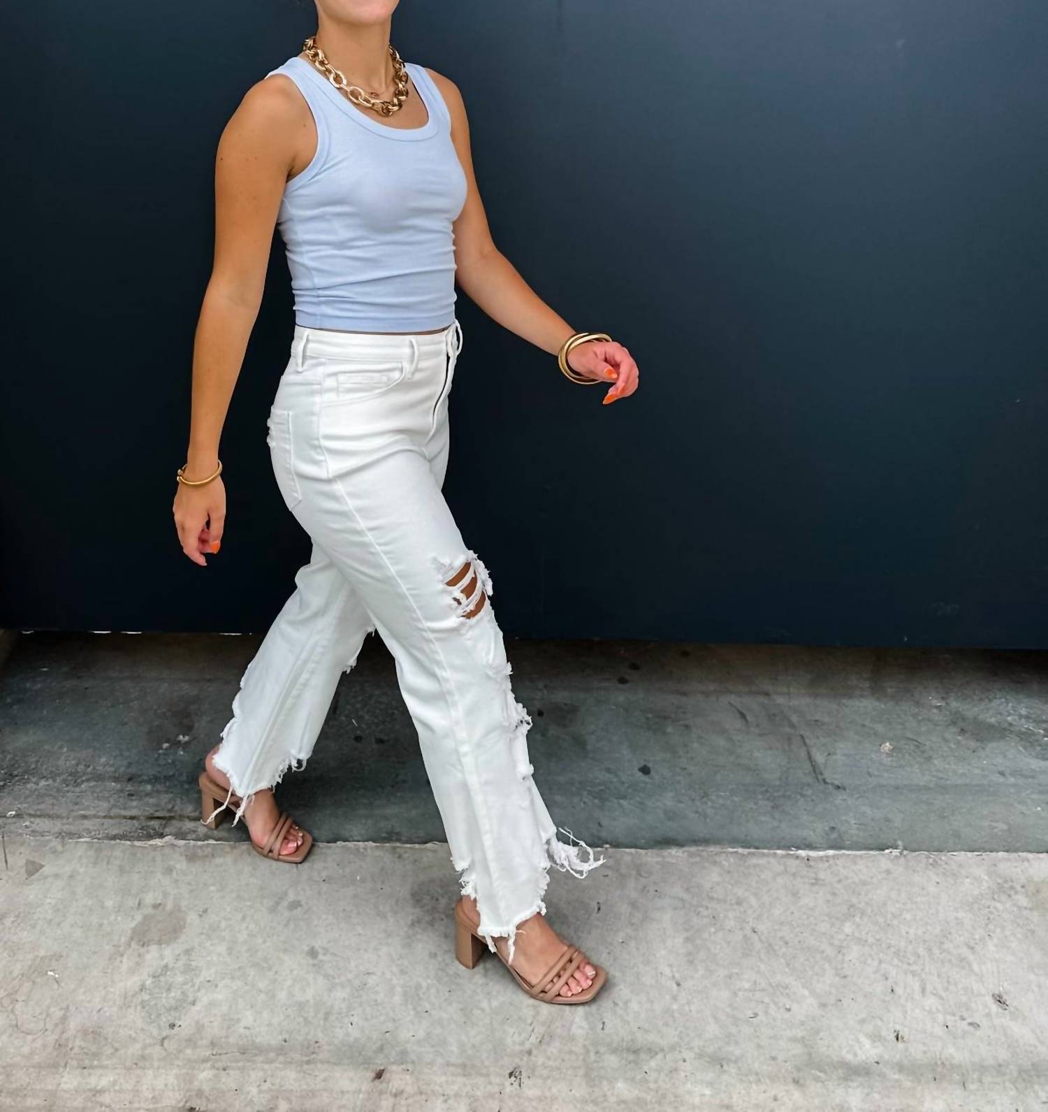 Blakeley - Urban Distressed Crop Jean
