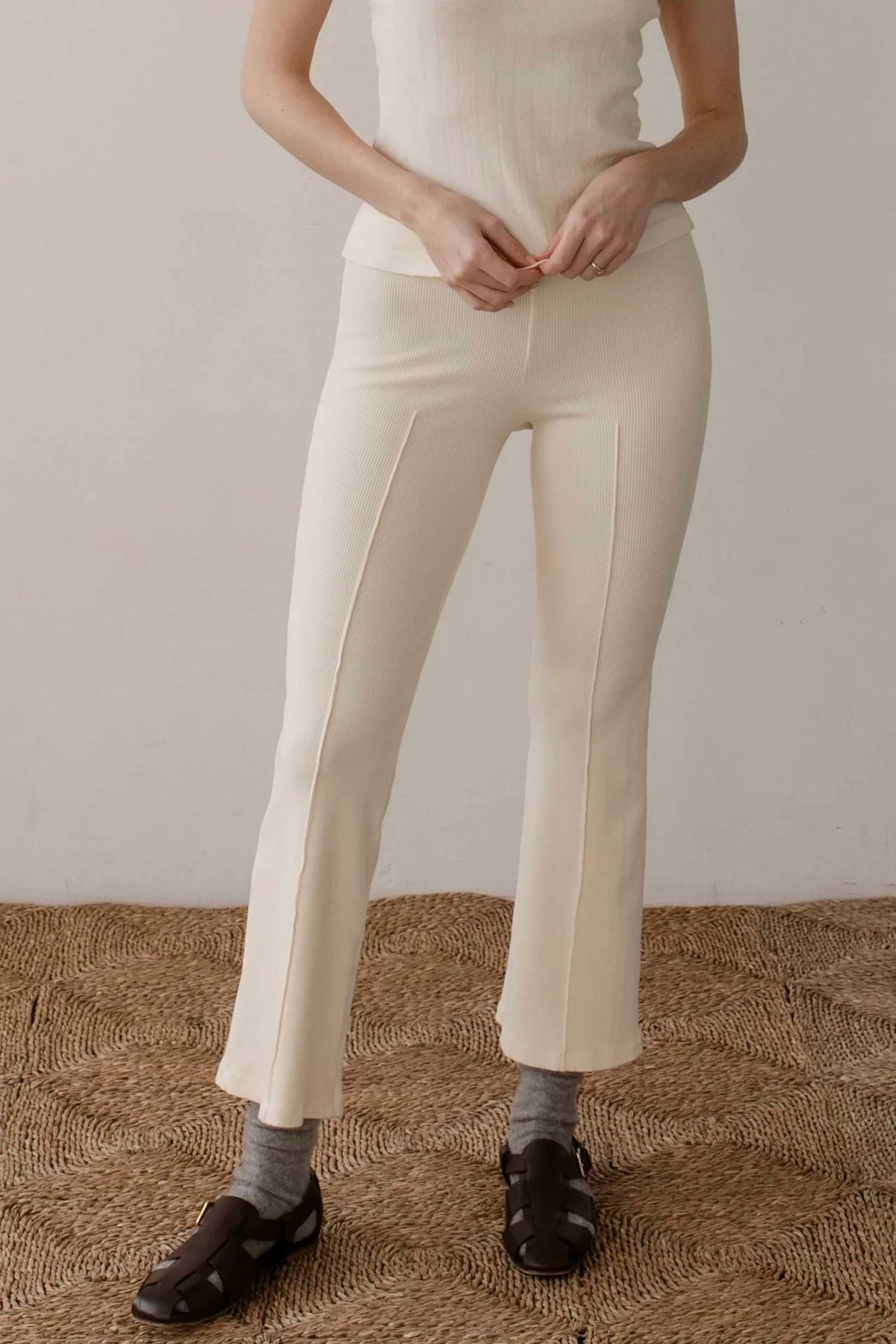 Donni. - Rib Kick Flare Pants