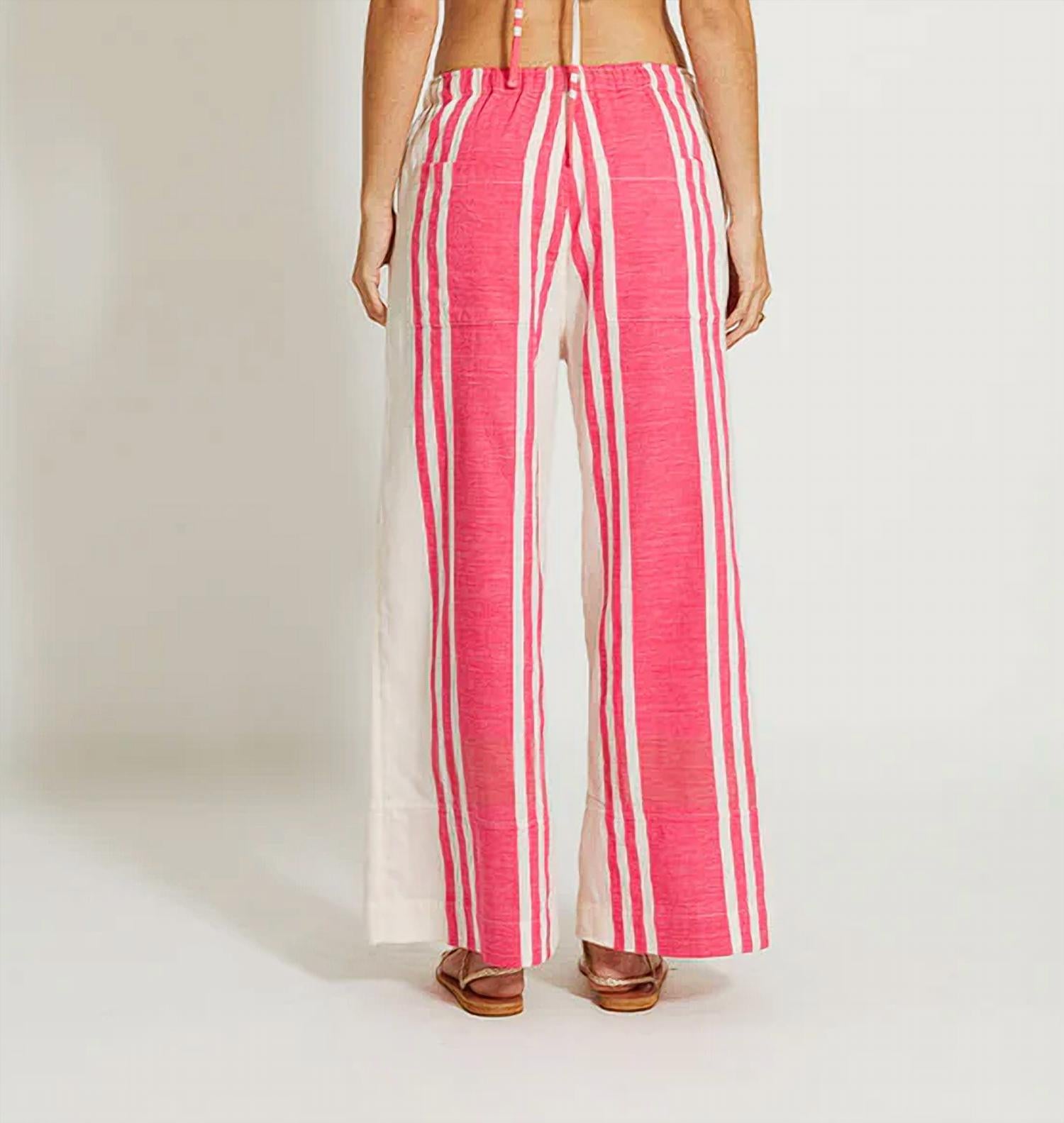 LEMLEM Desta Pant in ayelu fragaria - women's pants - alternate view