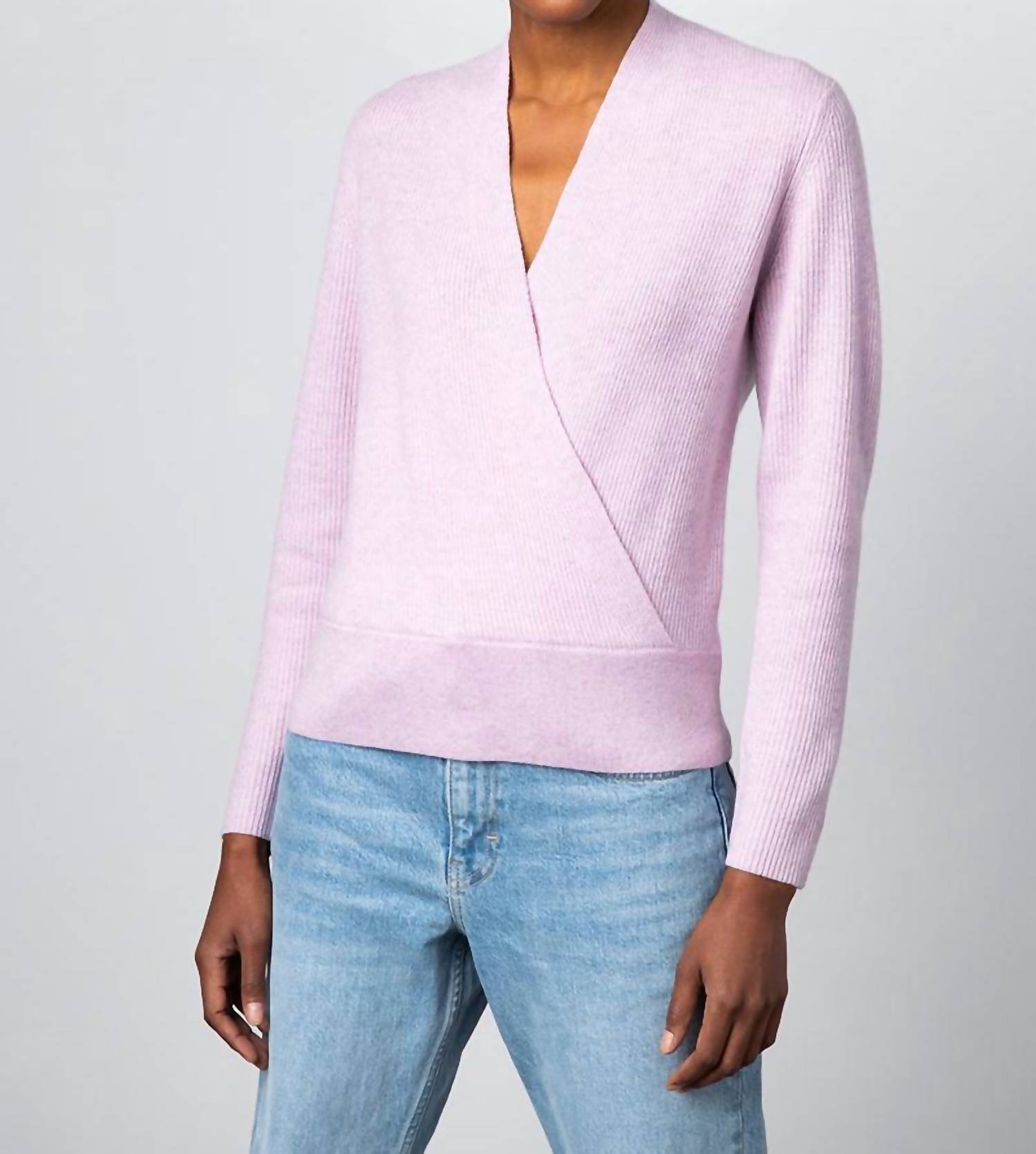 Kinross - Rib Surplice Top
