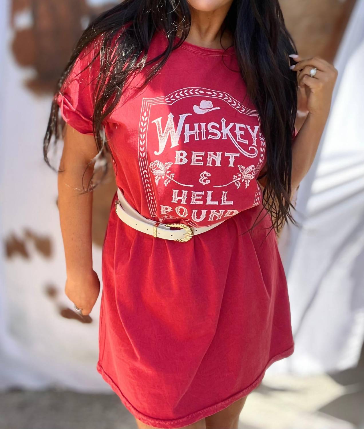 Hrt & Luv - Whiskey Bent Graphic Dress