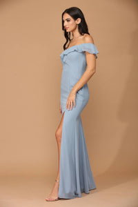 Eva - Long chiffon dress