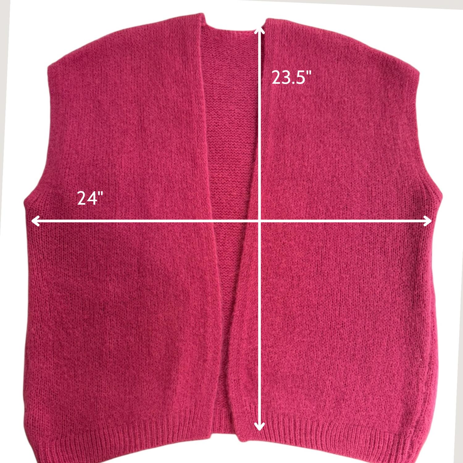 Cocco Bello - Kid Mohair Sleeveless Cardigan
