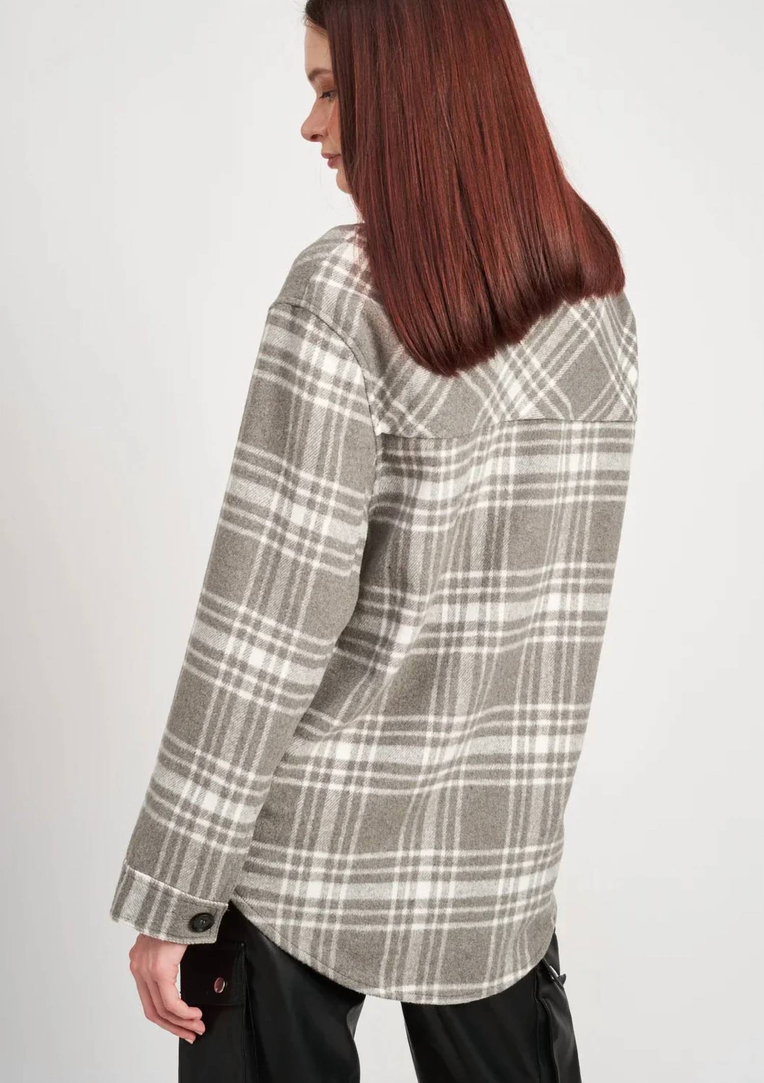 Emory Park - Wool Blend Plaid Shacket
