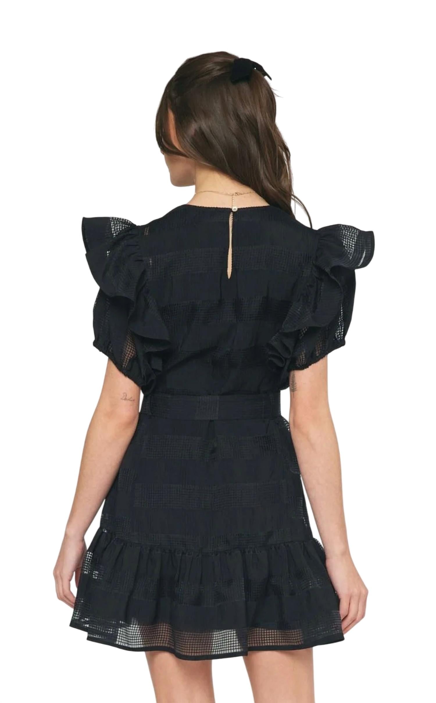 Entro - Belted Lace Dress Snagged & Bagged Entro - Belted Lace Dress Snagged & Bagged