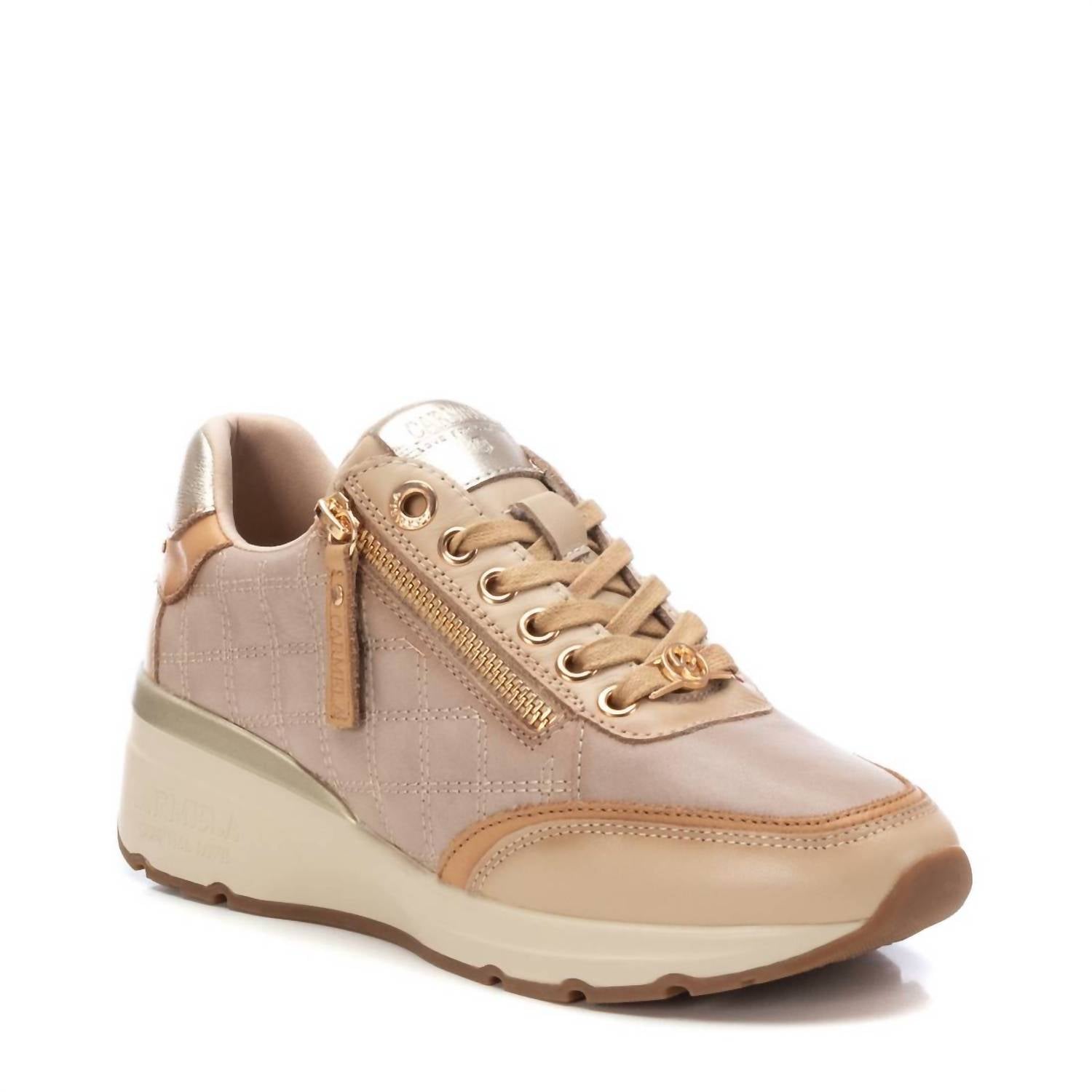 Xti - Women's Leather Trainer Sneakers