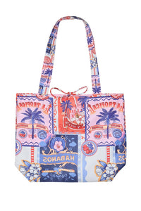 Ola Azul Women's Zoe Havana Tote Bag in multicolor - women's bag