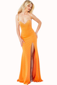 Jovani - Sweetheart Neckline Tie Back Prom Dress