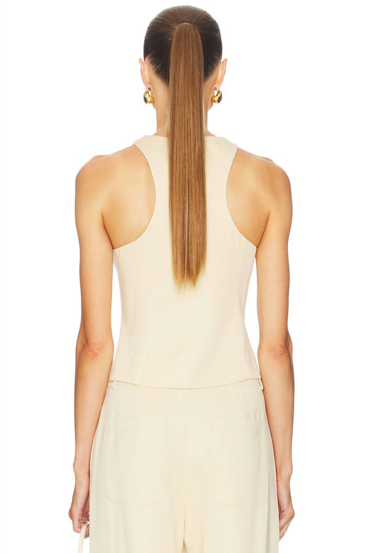 Alexis - Lucky Vest With Faux Front Pockets