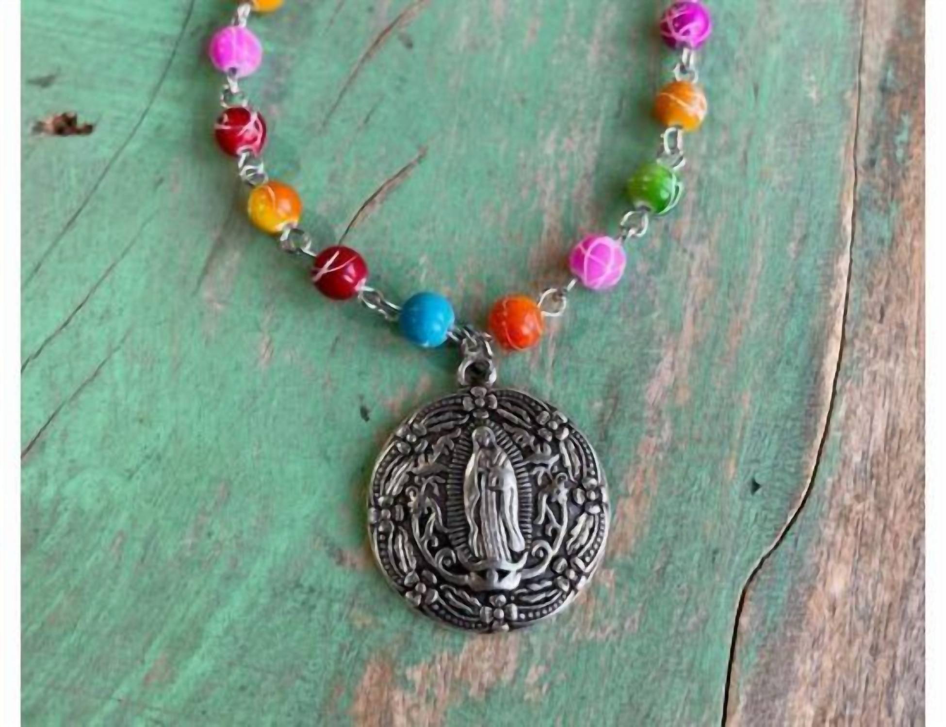Love And Honor Jesus - Women's Fiesta Our Lady Of Guadalupe Bracelet