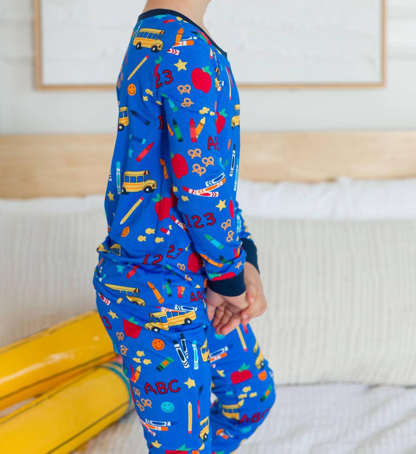 Rufflebutts - Kids School House Long Sleeve Pajama Set