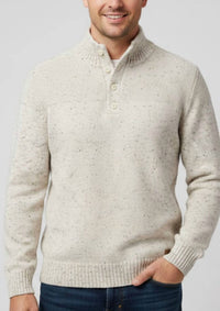 The Normal Brand - Men's Seawool Nep Popover Top