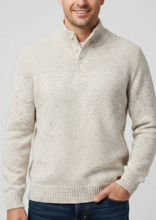 The Normal Brand - Men's Seawool Nep Popover Top