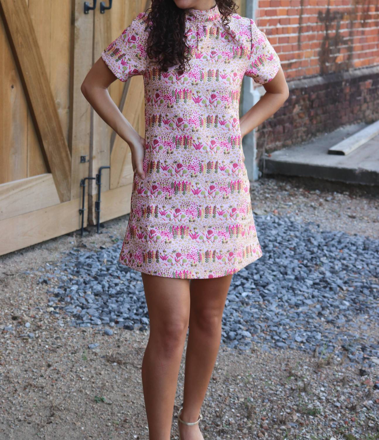 Thml - Jamie Textured Floral Mini Dress
