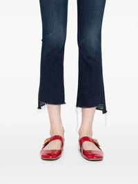Mother - Lil' Insider Crop High-waisted Boot Cut Jeans