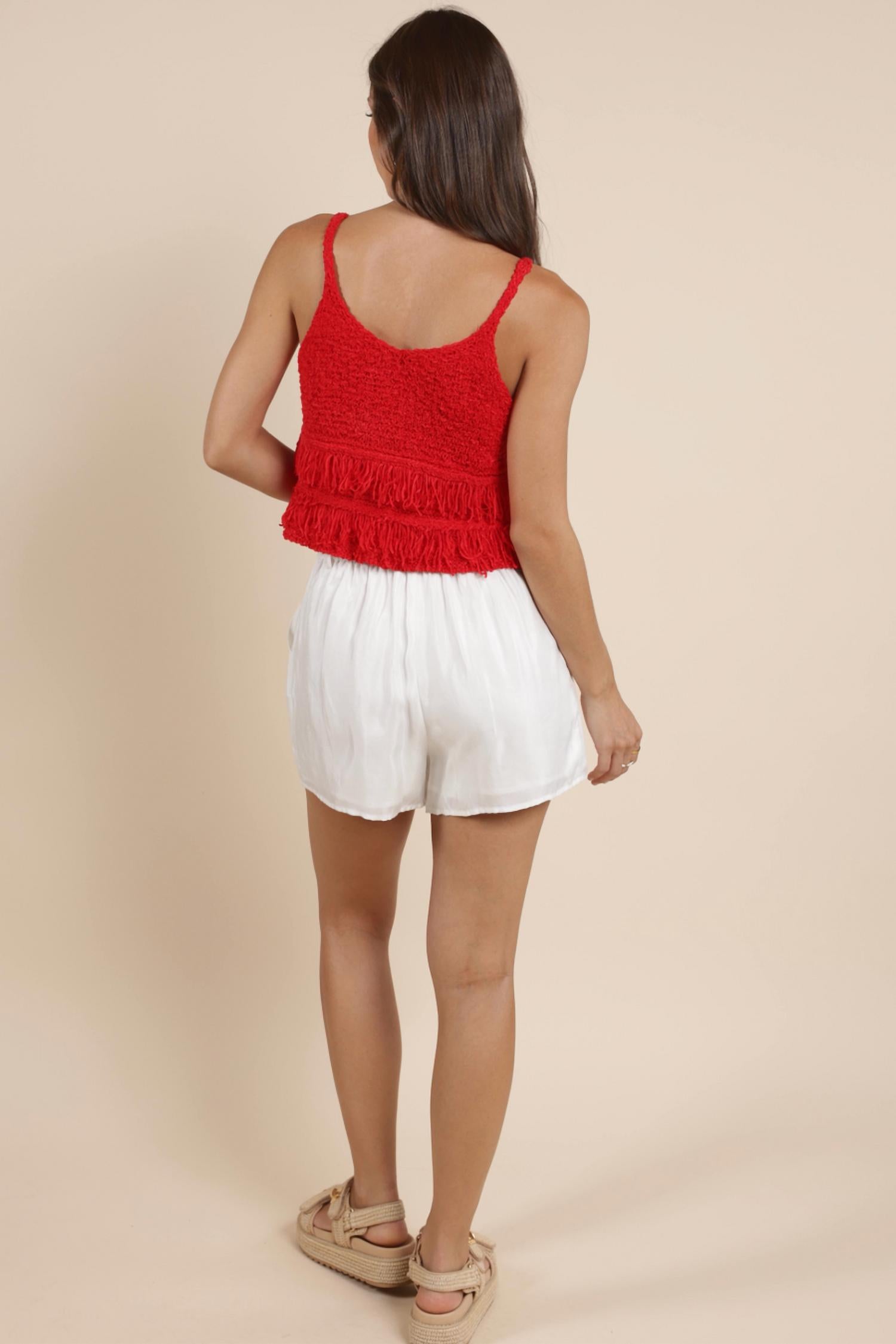 Sadie & Sage - Lucie Fringe Sweater Tank