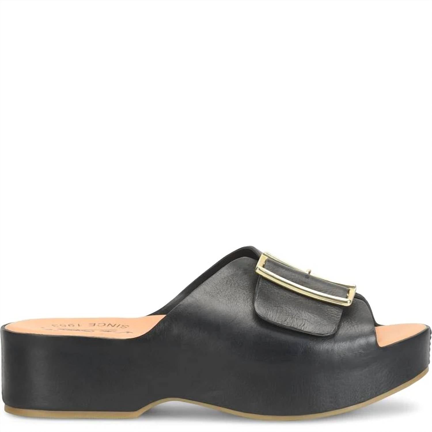 Kork-Ease - Women’s York Retro-chic Platform Slide Sandals