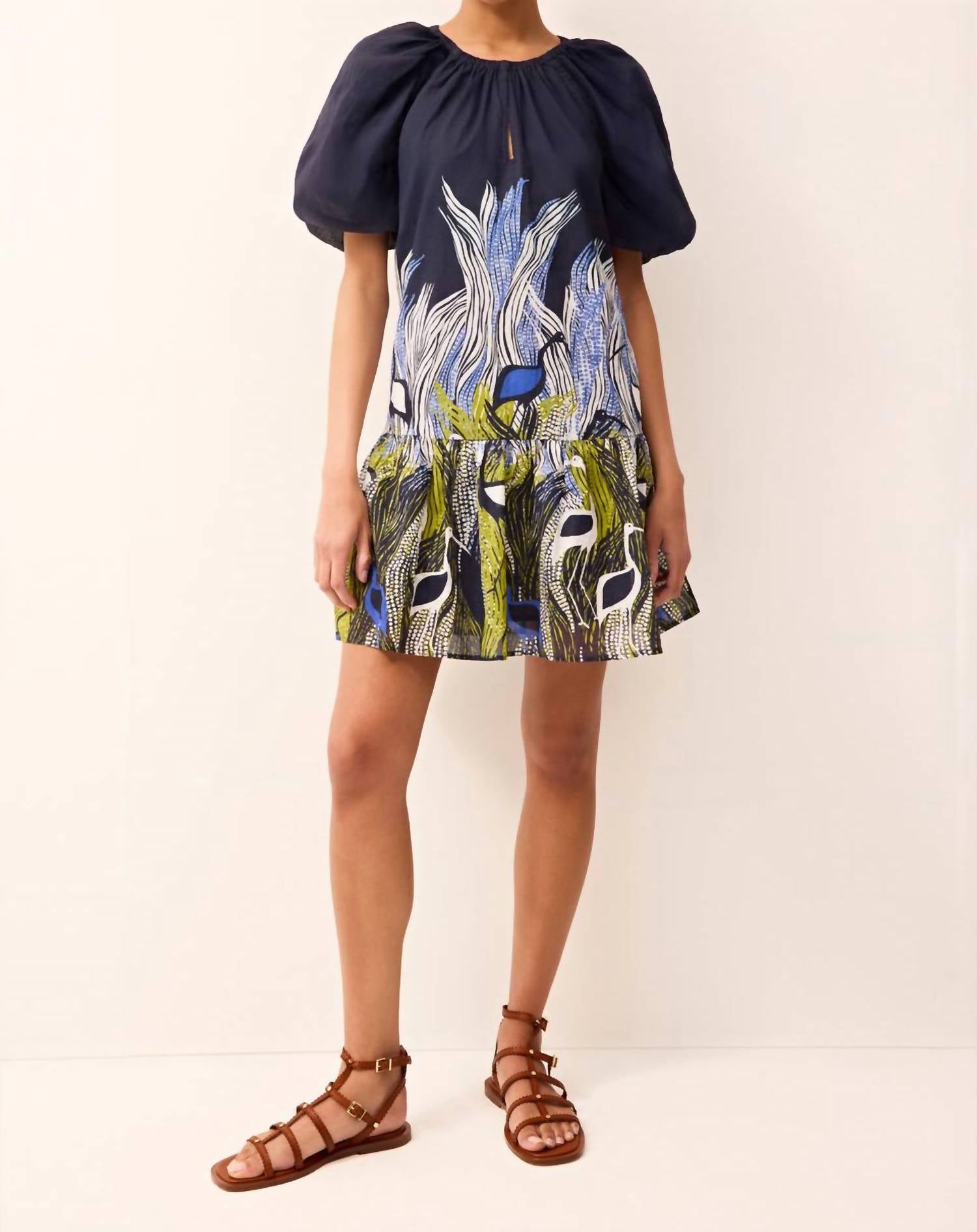 Marie Oliver Women's Greta Dress in heron - women's dress