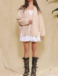 Bucketlist - Oversized On Seam Cardigan