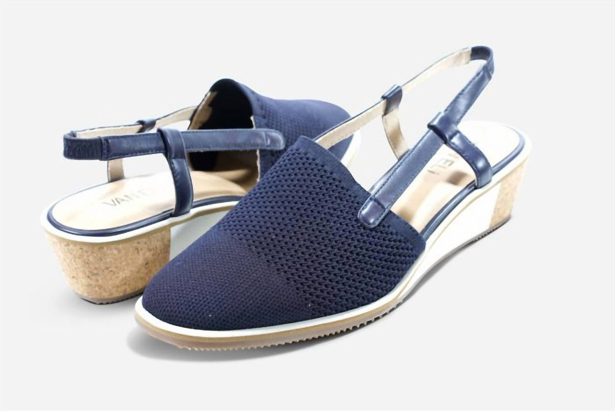 Vaneli - Women’s Greer Stretch-knit Slingback Wedge