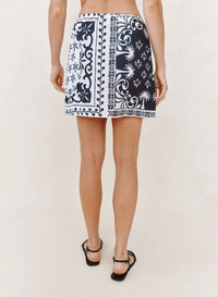Bella Dahl - Wrap Mini Skirt With Sash