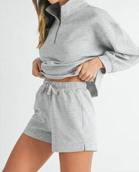 Ynique - Fallon Sweatshirt And Shorts Set