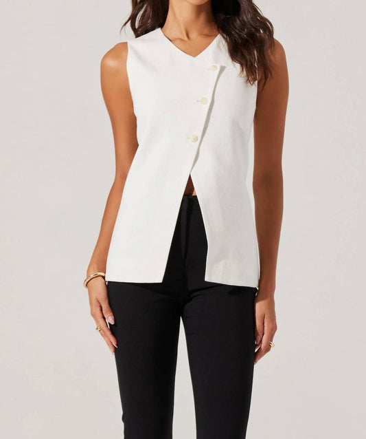 Astr - Sonja Asymmetrical Vest