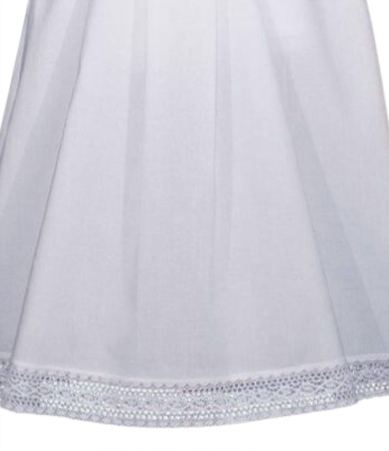Little Things Mean a Lot Kid's Victorian Style Christening Baptism Gown in white - kids' dress - view 5