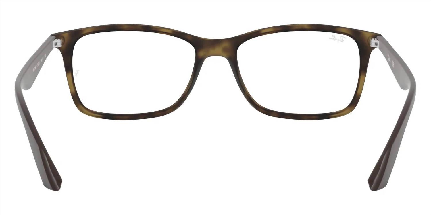 Ray Ban Unisex Rx7047 Glasses in matte havana - men's accessory - view 5
