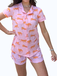 The Royal Standard - Tiger Walk Pajama Short Set