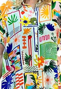 Shana Apparel - Fruits Short Sleeve Camp Shirt