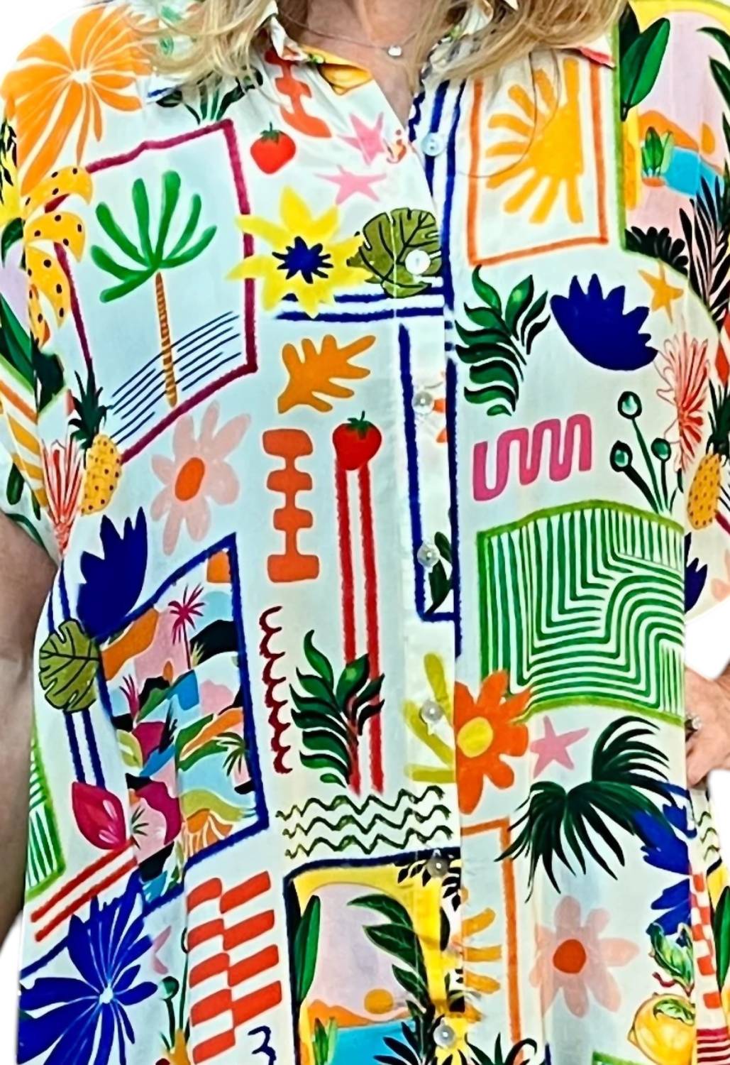 Shana Apparel - Fruits Short Sleeve Camp Shirt
