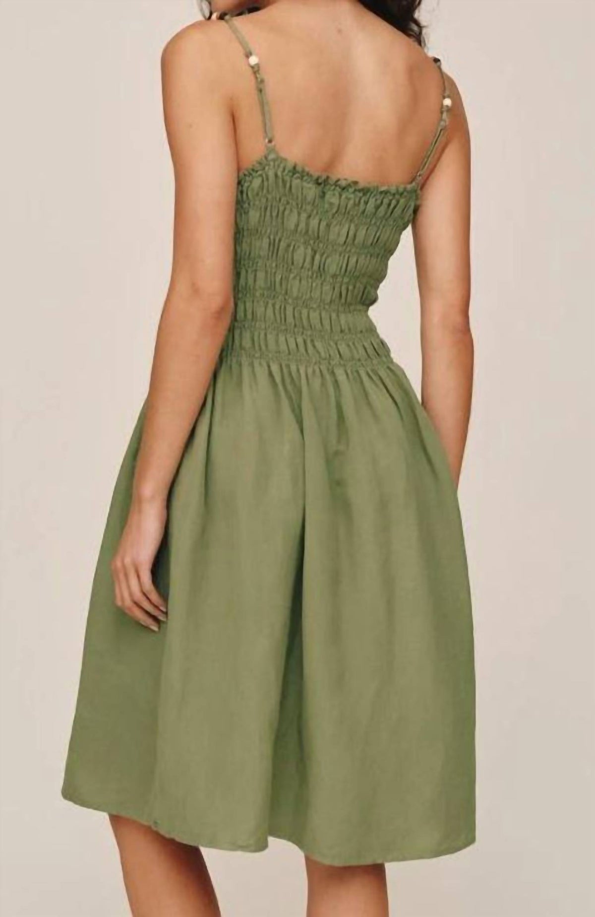 Bella Dahl - Smocked Dress With Beaded Strap