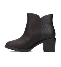 Clarks Women's Scene Zip Ankle Boot in black combi - women's shoe - alternate view