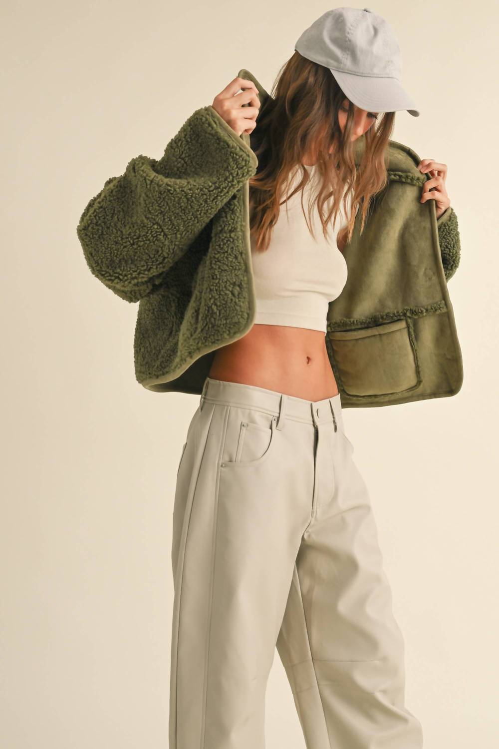 Miou Muse - Long Time Gone Sherpa Jacket
