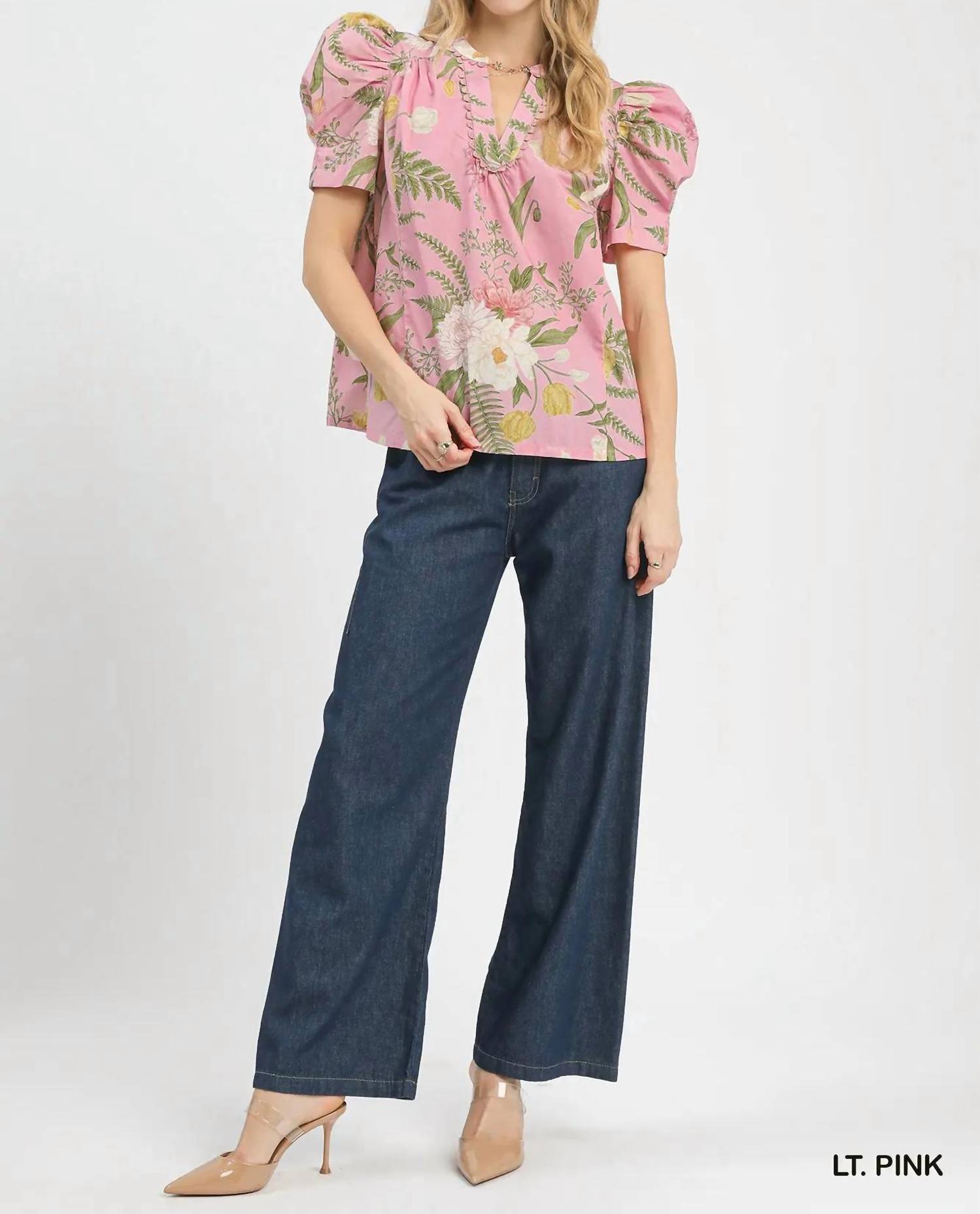 Umgee - Women's Floral Top