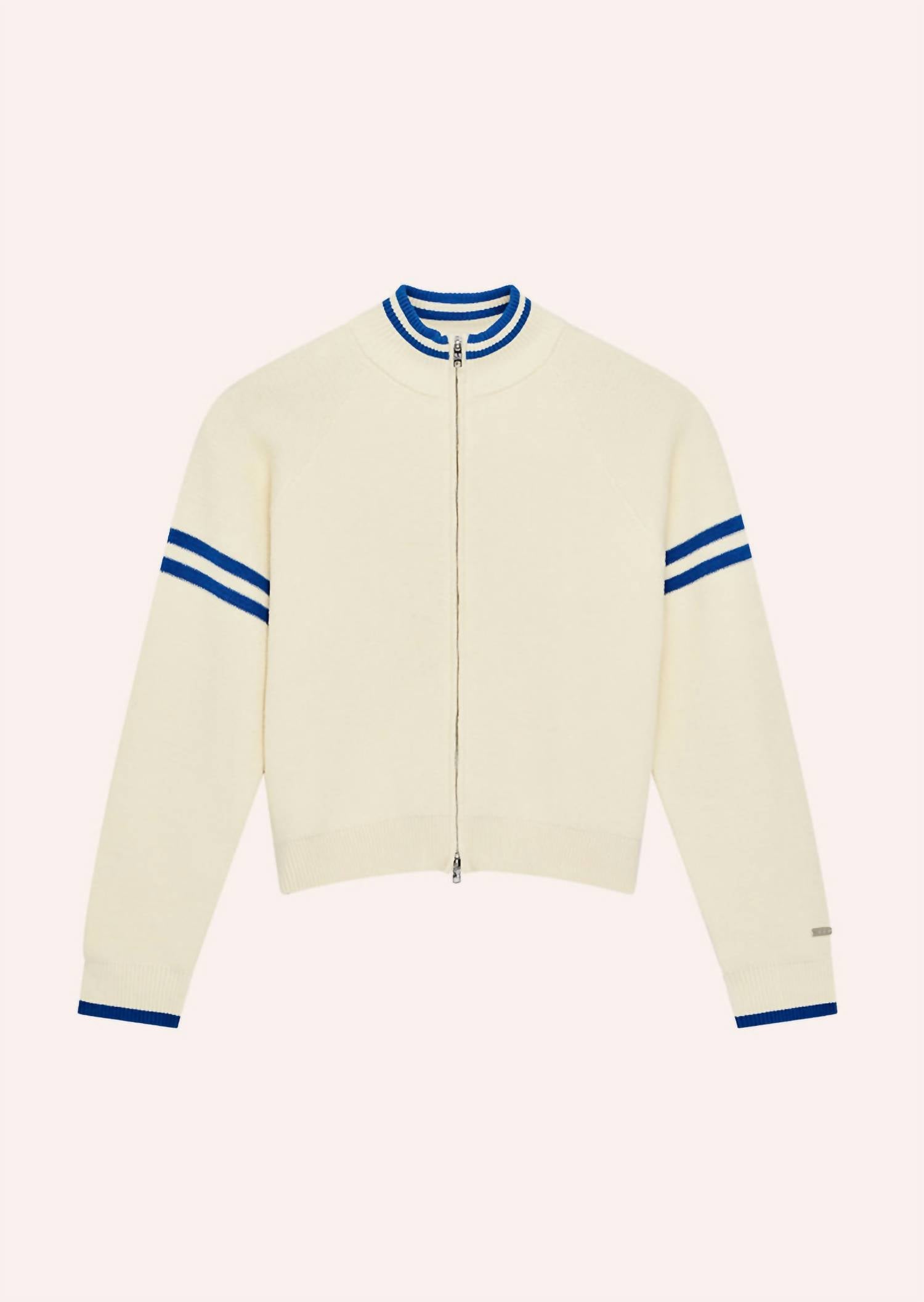 P.E. NATION Odyssey Knit Cardigan in white - women's cardigan - view 6